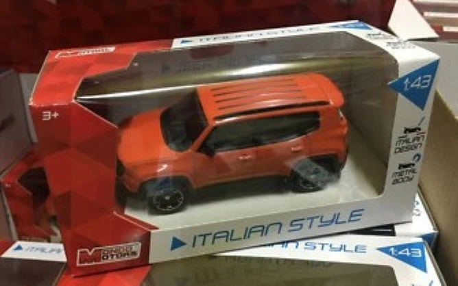 JEEP RENEGADE 1:43 1/43 MONDO MOTORS italian style Collection Modellino METALLO - Immagine 3 di 3