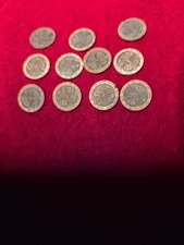 Fantasy Coins Fire Copper 11 Coins 2 Sets