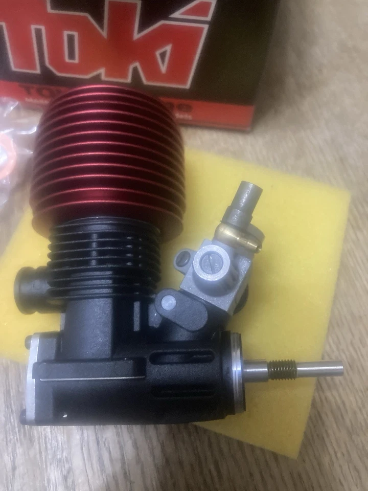 NEW TOKI 21 VINTAGE NITRO GLOW ENGINE 1/8 RC TGX TGR TG10R TG10 RARE 41,500 RPM - Image 3 of 4