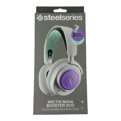 SteelSeries Arctis Nova Booster Duo Headband Speaker Plates Lilac & Mint -Sealed