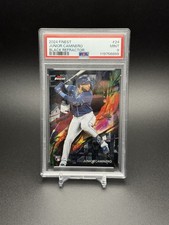 2024 Topps Finest Junior Caminero Black Refractor Rookie /20 MINT PSA 9