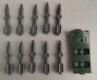Vintage GI Joe 1983 Wolverine Parts Lot Missiles x10 Engine Cover