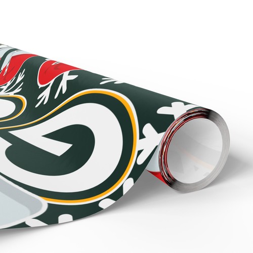 NFL Green Bay Packers Wrapping Papers Christmas Gift Wrap Football Team Presents - Picture 19 of 25