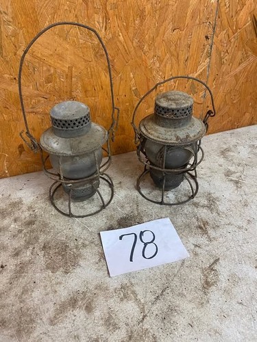 Vintage Railroad Lanterns