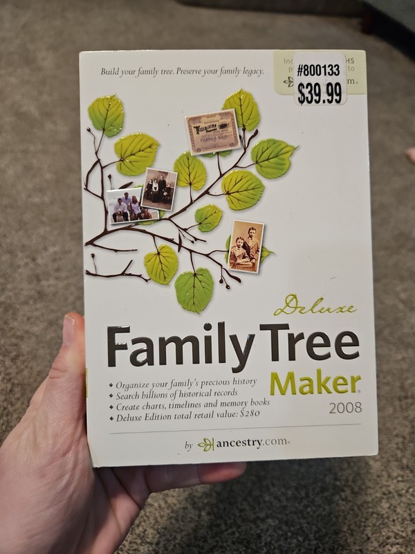 PC - Family Tree Maker 2008 Deluxe