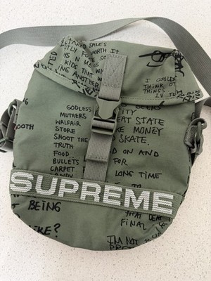 Supreme SS23 Military Field Side Bag Olive Gonz Green | eBay