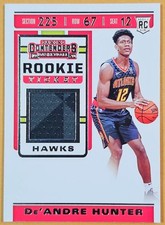 2019-20 Panini Contenders Rookie Ticket Swatches De'Andre Hunter #RTS-DAH