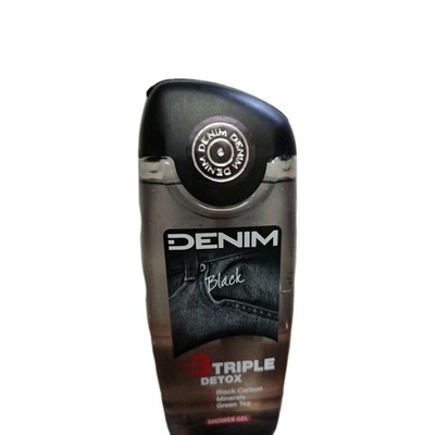 DENIM Black  *3Triple Vigor Duschgel / Showergel  250ml New