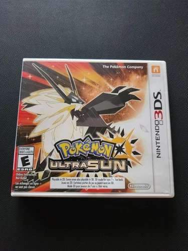 Pokemon Ultra Sun Nintendo 3DS Complete Tested Working Game Cartridge W Case