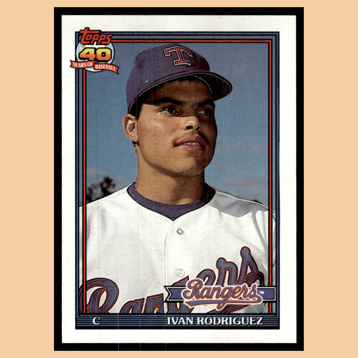 Topps Ivan Rodriguez Baseball Texas Rangers Sports Trading Cards