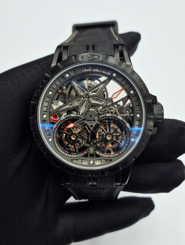 Roger Dubuis Excalibur double tourbillon 3 pcs limited  Unworn Full Set 2018.