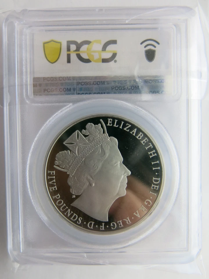 2015 3 oz Platinum Piefort Great Britain PCGS PR69 DCAM Longest Reign - 88 Mint - Image 2 of 2