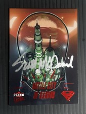 Fleer Ultra Superman Bottle City of Kandor Scott McDaniel Red Auto 68/92 #53
