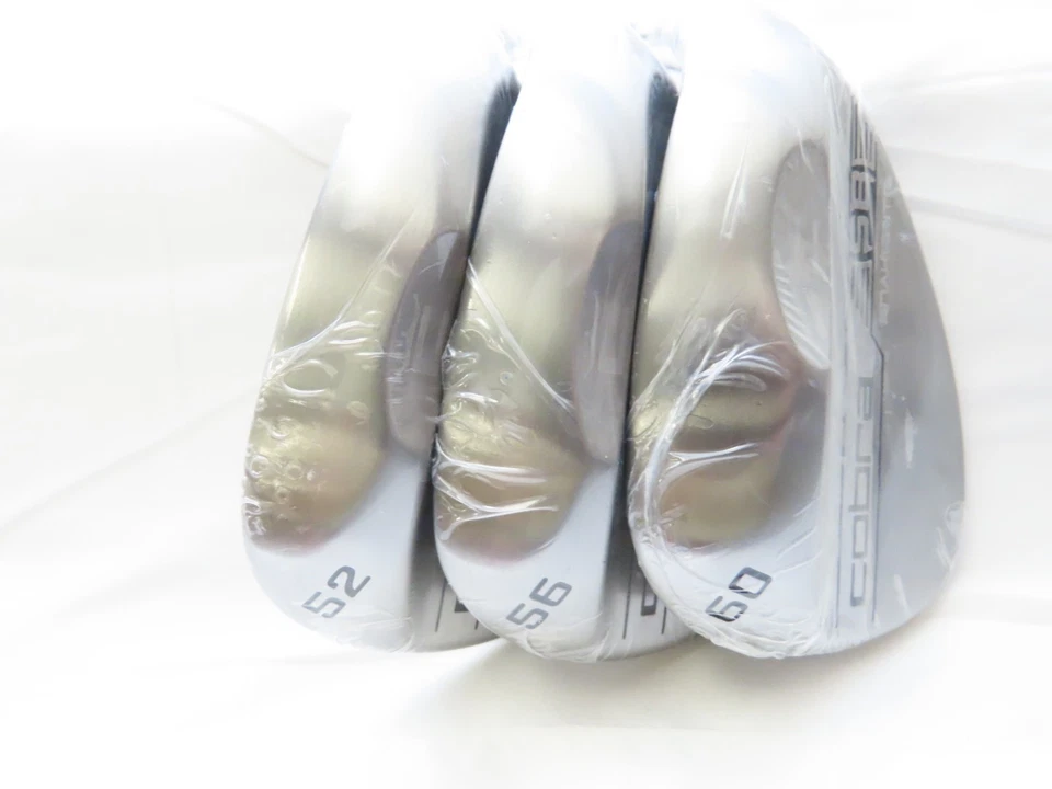 New Cobra SB Snakebite Raw Wedge Set 52.08 56.10 60.08 KBS Hi-Rev Stiff Steel - Image 2 of 4