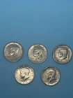 Lot of (5) Proof 40% Silver Kennedy Half Dollars (all 1971)