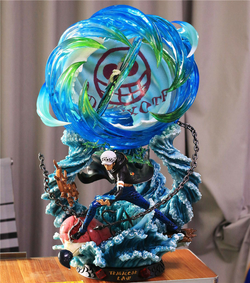 F3 Studio Trafalgar D Water Law Room Statue GK Resin Model One