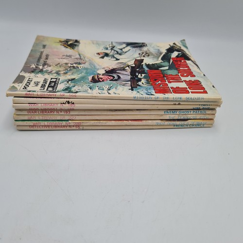 Pocket War Library x8 Issues Pocket Comics Bundle 1970s - Picture 2 of 7