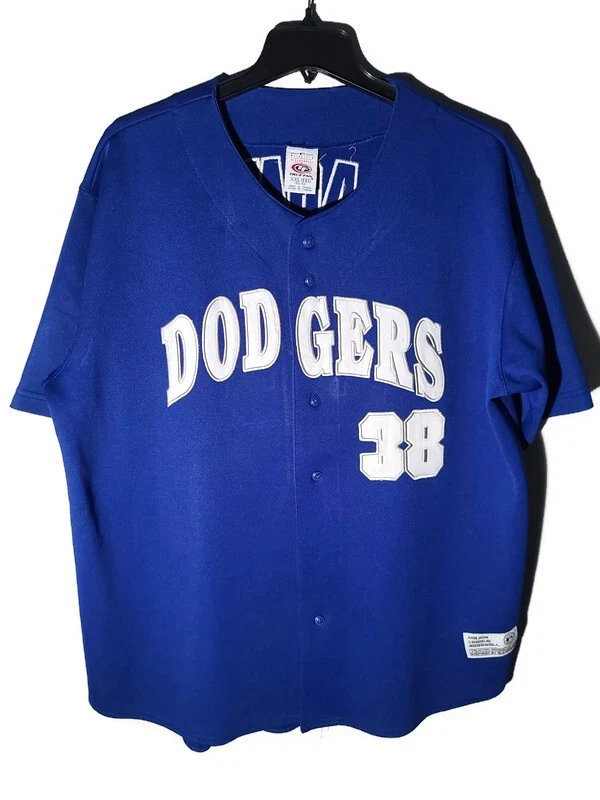 Vintage LOS ANGELES DODGERS ERIC GAGNE #38 TRUE FAN BASEBALL JERSEY Men’s  2XL