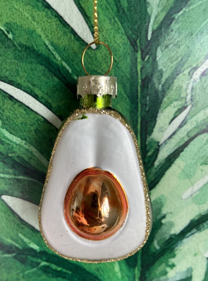 2 Sets 8 In total Novelty Fruit Glass Christmas Tree Baubles New In