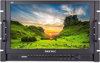 SEETEC P173-9HSD-RM 17.3'' 7RU Rack Mount Broadcast LCD Director Monitor with 3G-