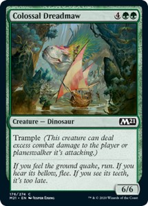 Colossal Dreadmaw - Foil x4 - Magic Core Set 2021 - NM-Mint, English - Magic Cor