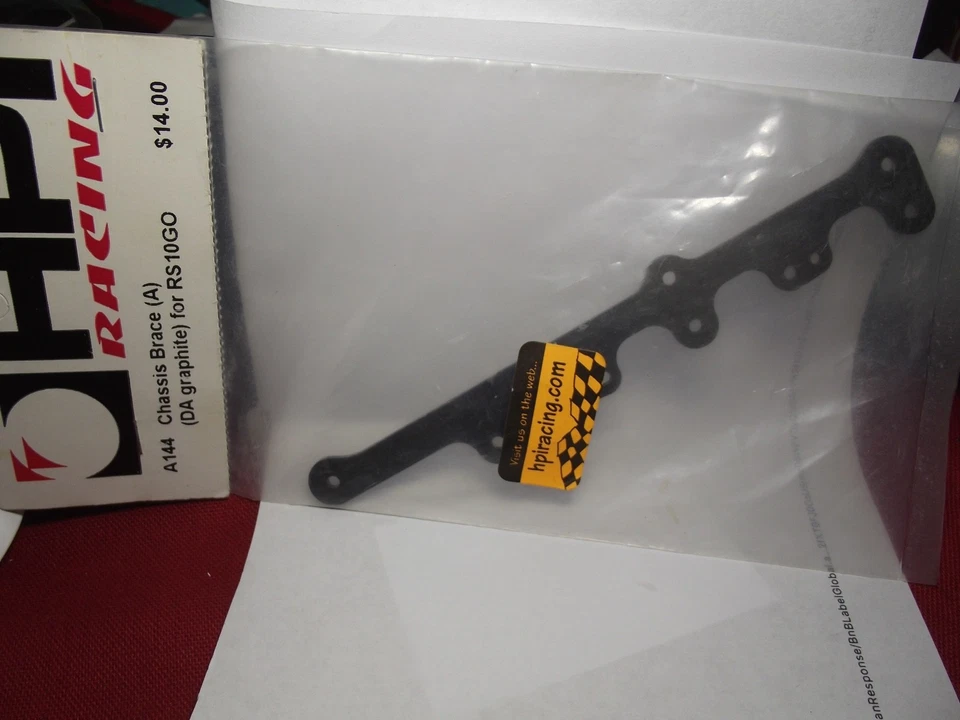 HPI CHASSIS BRACE CHASSIS BRACE A DA GRAPHITE FOR RS10GO A144 - Image 4 of 4