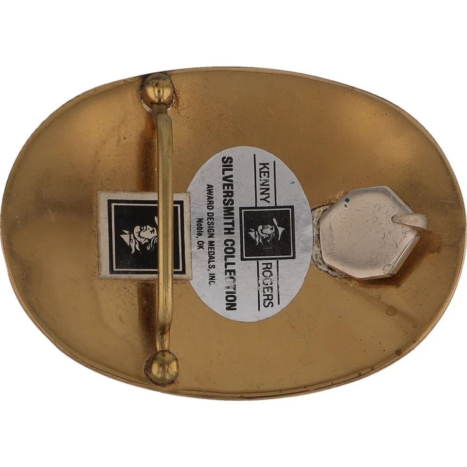 Nuevo vaquero cazador occidental caza codorniz plata P años 90 nos hebilla de cinturón vintage Foto 4 de 4