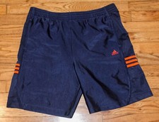 Adidas Men's DAZZLE Athletic Basketball Shorts - Navy Blue - Medium M - RARE 