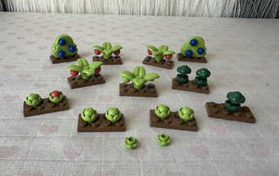 Woolworths Mini Bricks Farm Fruits & Vegetables Toy Tomato Broccoli Cabbage Blue