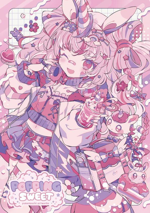 Book POPPING SWEET yumenouchi artworks Japan Chiharu Yumenouchi