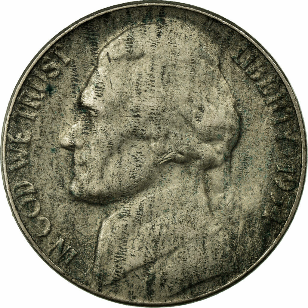 691149] Coin, United States, Jefferson Nickel, 5 Cents, 1954, U.S.