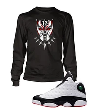 Mask Tee Shirt to Match J13 He Got Game Shoe  Graphic Panther Big Tall Smal Tee