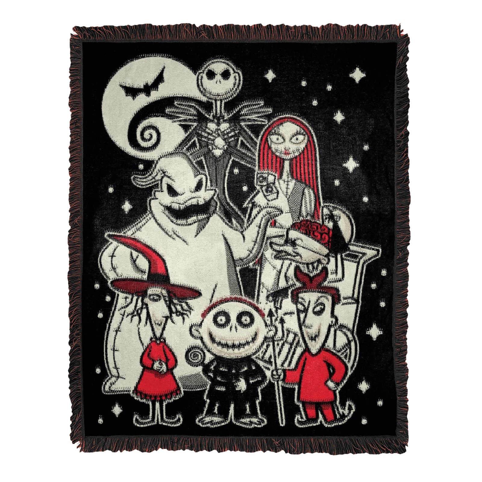Northwest Nightmare efore Christmas Scream Team Woven Jacquard Throw Blanket
