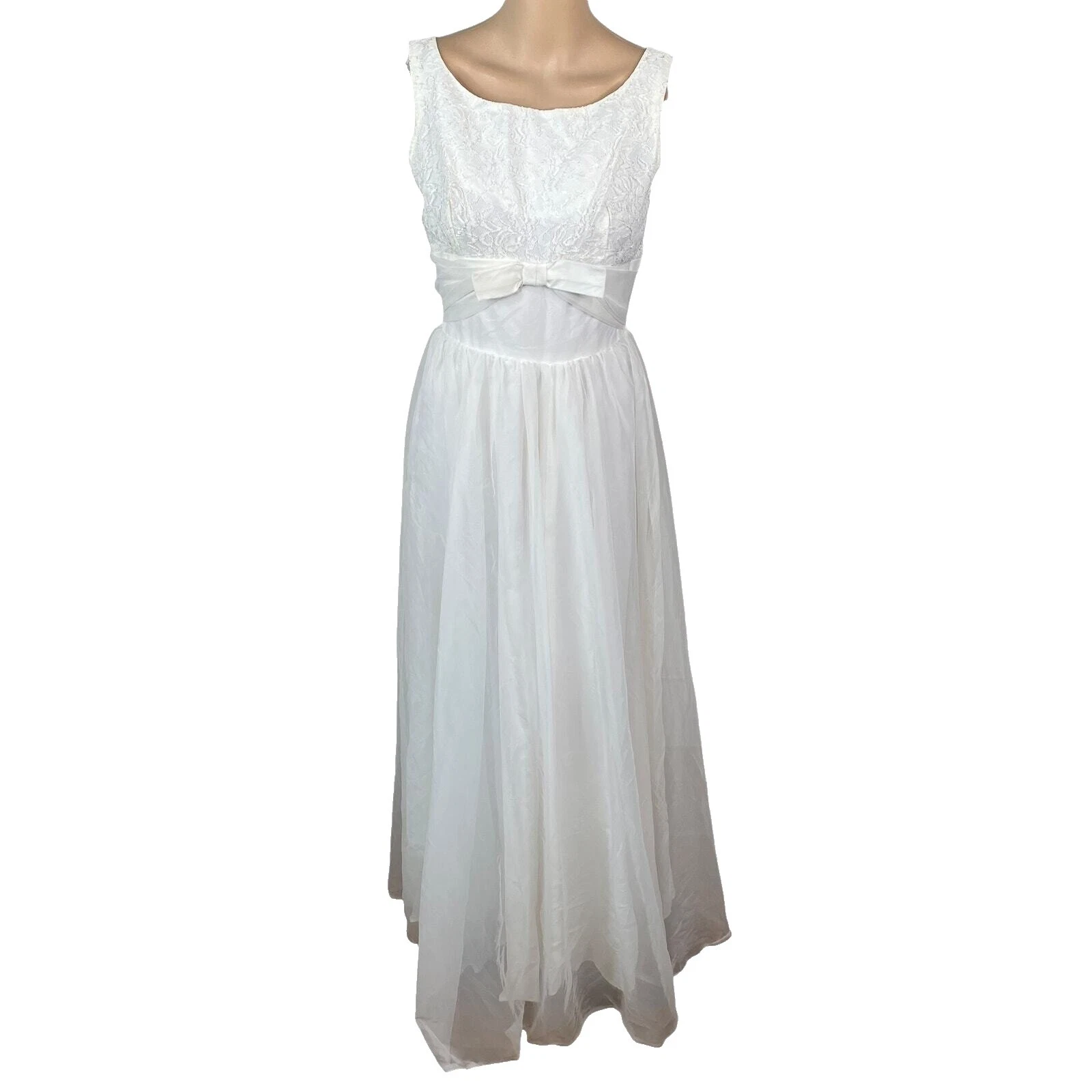 Vestidos de novia Vintage de poliéster y velos para Mujeres