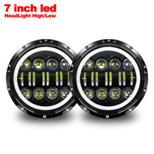 Dot Approved 7 Inch Round Led Headlight High-low Beam For Chevy Iinova 1969-79