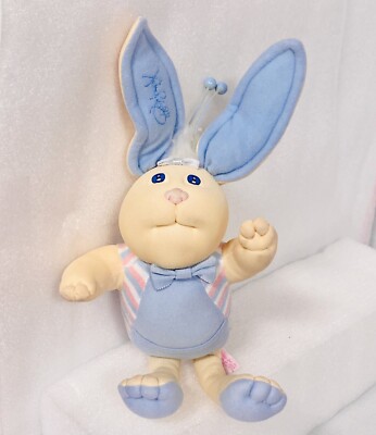 Xavier Roberts CPK BUNNY BEE BLUE Plush Doll VTG  1985 13  Easter