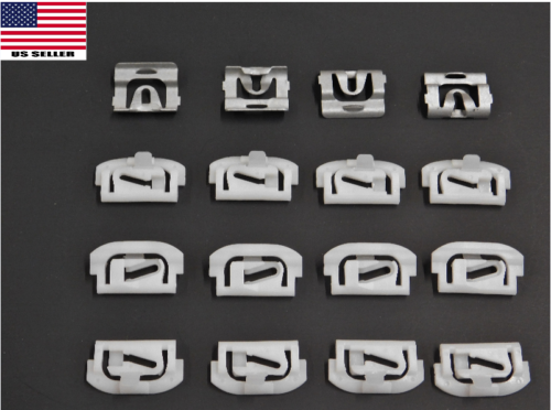 78-88 GM G-Body Front Windshield Window Reveal Molding Trim Clips 16pcs NO - Afbeelding 1 van 1