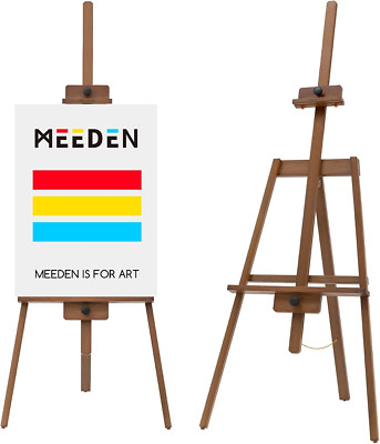 Adjustable Beech Wood Art Easel for Canvas up to 43'' - Walnut Finish