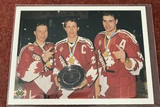CANADA'S CAPTAINS 1990-91 Upper Deck Hockey # 473 ERIC LINDROS NM - MT