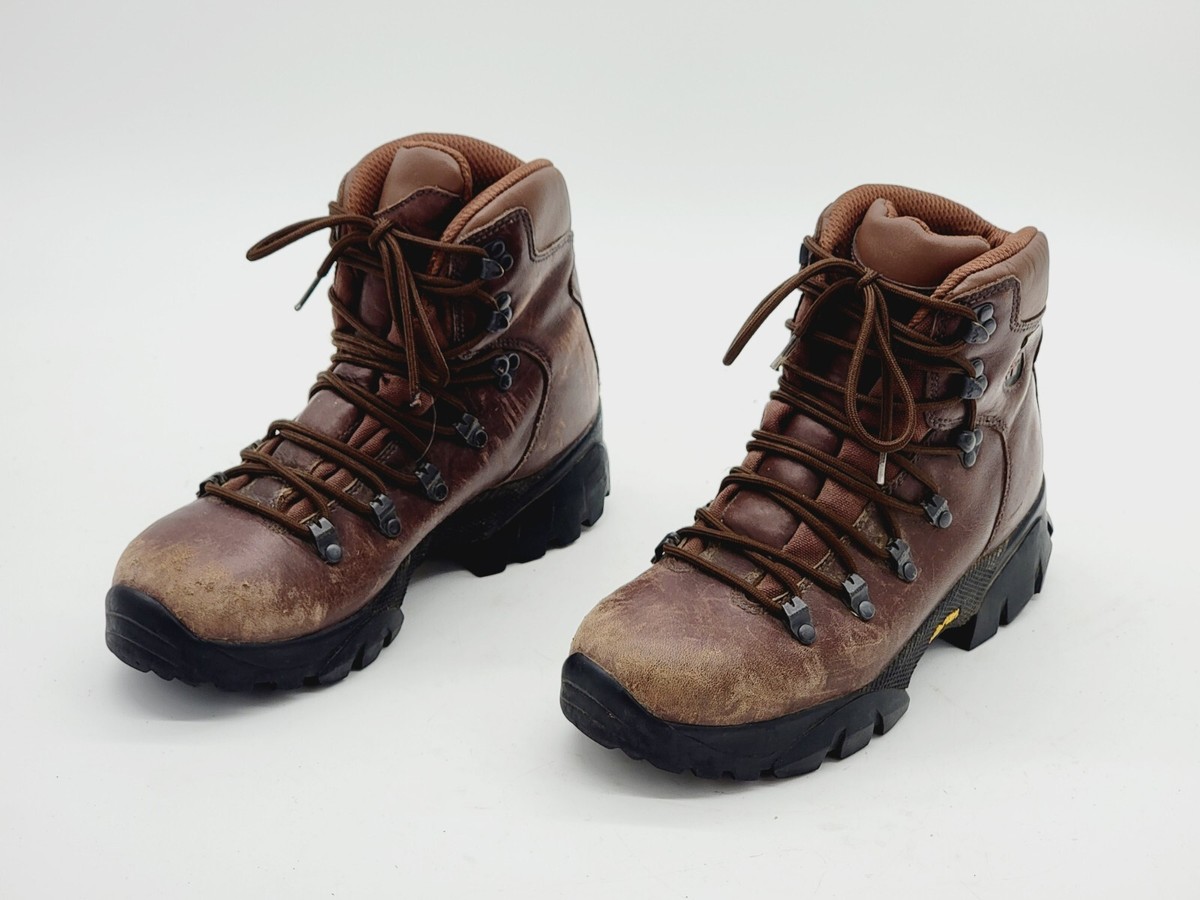 Merrell Ridge Gore-Tex II Dark Brown Leather Boots Womens Size 7.5