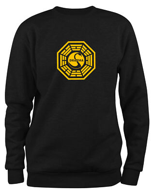 Styletex23 Sweatshirt Herren Lost Station 3 Der Schwan Dharma Initiative