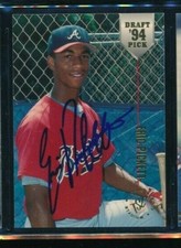 1994 Stadium Club Draft Picks #47 Eric Pickett XRC rc signed autograph tough