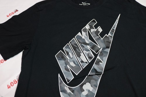 Camisa Nike para hombre mediana negra atlética Swoosh C8 - Imagen 3 de 10