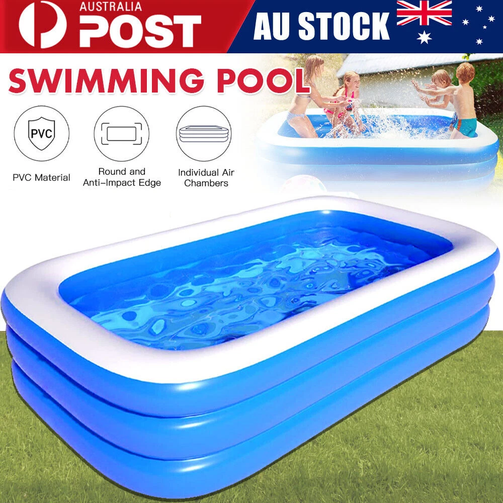 H2OGO! Rectangular 10' Inflatable Family Pool Costco