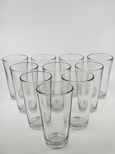 Atomized Clear Beer Glasses 16oz. Set of 10 - Picture 2 of 8