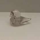 Art Glass Happy Little bird Clear Glass/Crystal Figurine