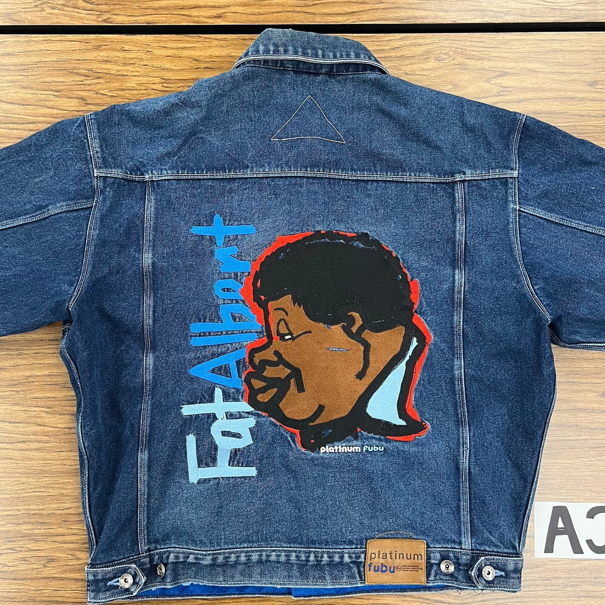 Platinum fubu fat Albert jacket men s 2XL XXL denim rare vtg 90s 00s 2000s Y2K