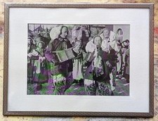 Villingen - Fasnet - Narrengruppe beim Umzug - um 1950 - Fastnacht 