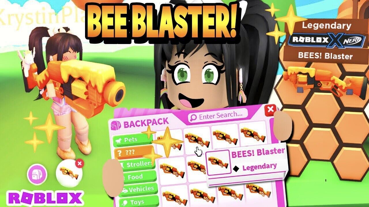 Hasbro F2486 Nerf Roblox Adopt Me!: BEES! Lever Action Blaster, 1 - Foods  Co.