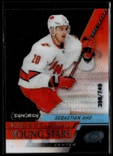 2020-21 UD Synergy Exceptional Young Stars Sebastian Aho /749 #EY-26 H4R1I